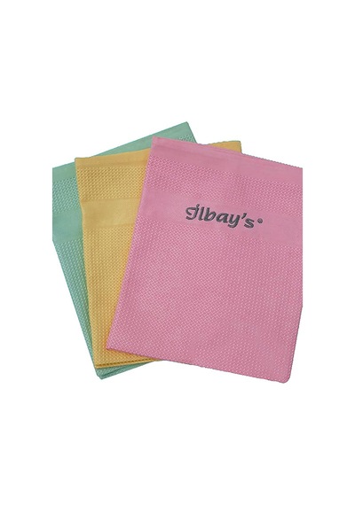 4 Adet İlbay's Mikrofiber Temizlik Bezi 3'lü Çok Renkli