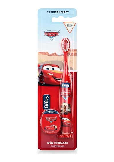 Difaş Cars Yumuşak Kıllı Diş Fırçası 4-7 Yaş