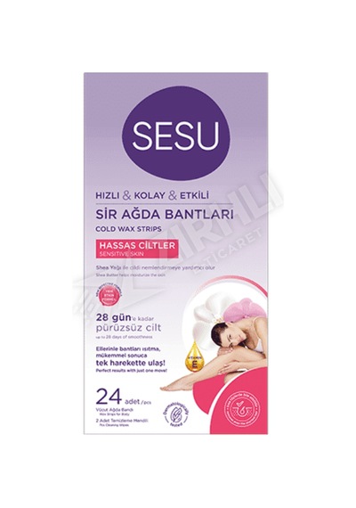 4 Adet Sesu Ağda Bandı 20lı Hassas Cilt