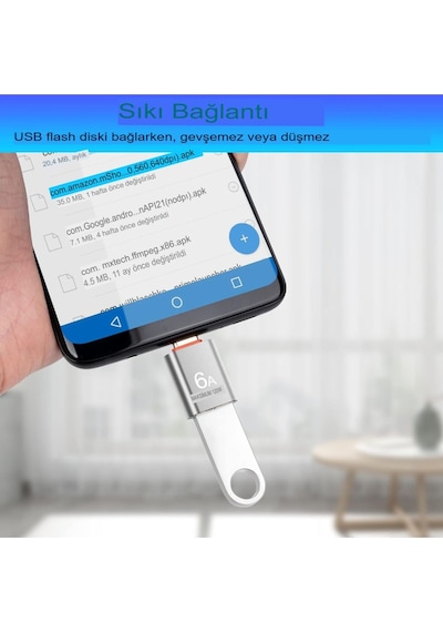 Apple Uyumlu iPhone iPad Micro Sd Kart Okuyucu, Mfi Sertifikalı Lightning - Micro Sd/tf Kart Okuyucu