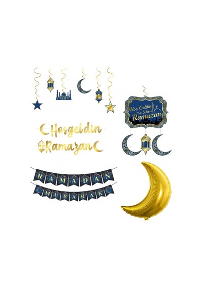 5 Set Ramazan Süsleri 10'lu Tavan Süs,6'lı 11 ayın sultanı tavan