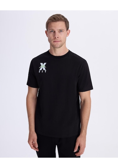 Kappa Kombat Wkt Ecairo Tur Xfit Erkek Siyah Comfort Tişört