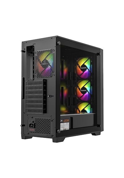 Fazeon F5 650w+bronze 4x120mm Argb Fanlı Mesh Panel Bilgisayar Kasası