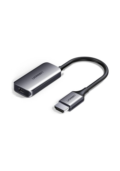 Ugreen Hdmi To Mini Dp 4K Ses Ve Görüntü Aktarım Adaptör Gri
