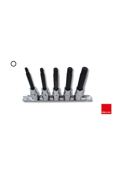 Ceta Form 1/2" M6-14 Xzn Uçlu 12 Köşe Uzun Lokma Takımı C28s-rx5l