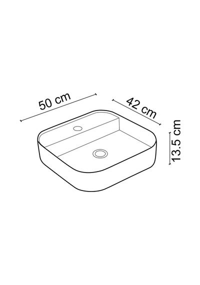Ey-4720mk Mat Cappucino Tezgah Üstü Lavabo Cappucino
