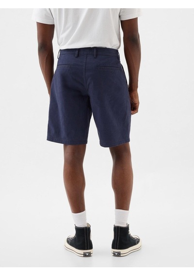 Gap Erkek Lacivert Essential Khaki Şort-13542 Lacivert-007