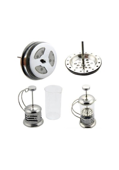 800 Ml Bitki Çayı Demleme Kupası Süzgeçli Çay Ve Kahve Kupası French Press Şeffaf