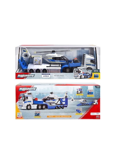 8503716004038 Volvo Truck + Airbus Police Helicopter - Uvcu-897172 1 Adet