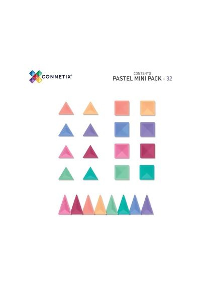 Connetix Pastel Mini Set - 32 Parça Con-eu-p32