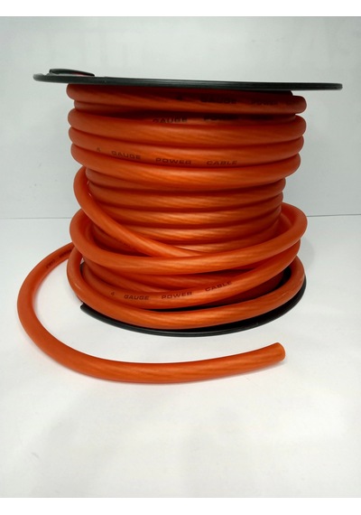 Edison 4ga Amfi Güç Kablosu - Aküden Çekilen Anfi Artı Kablosu 4ga - 5 Metre