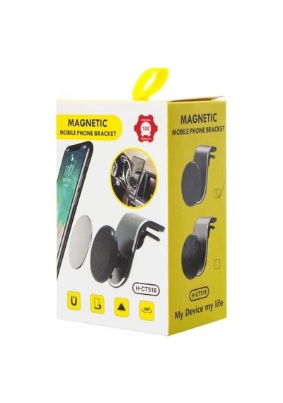 Klipsli Petek Girişli Mıknatıslı Magnetic Araç İçi Telefon Tutucu