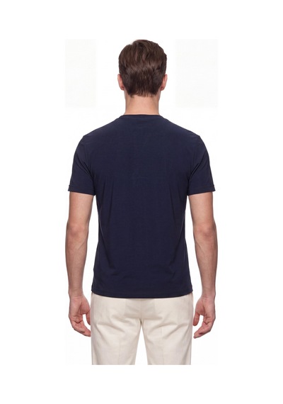 Efor Comfort Fit Pamuklu Bisiklet Yaka Lacivert Tişört Ts 929