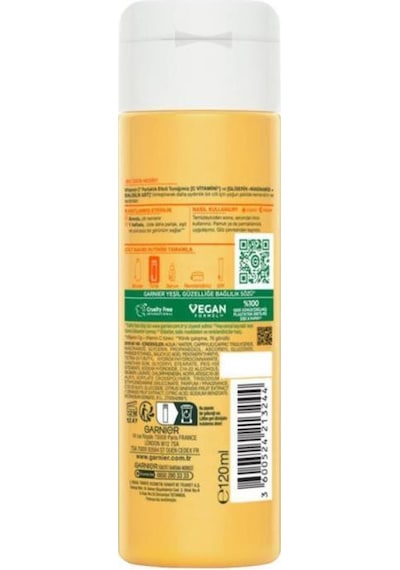 Vitamin C Parlaklık Etkili Canlandırıcı Tonik Gliserin, Niasinamid, Salisilik Asit 120 Ml 3600542628419-10608