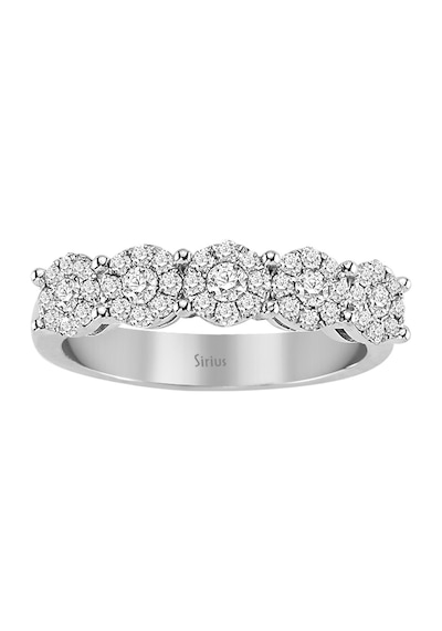 Sirius 2 Karat Görünümlü Pırlanta Beştaş Yüzük 0804R0327