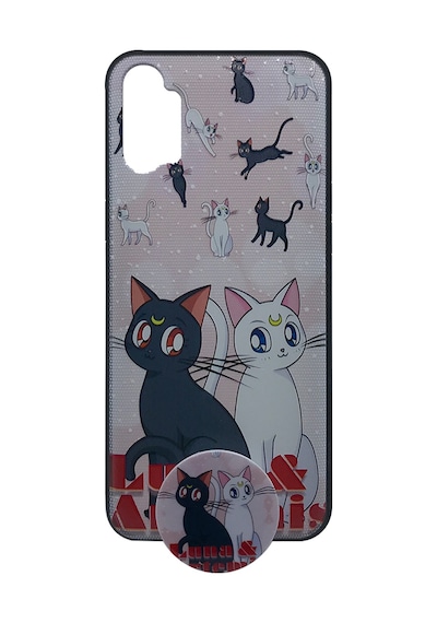 Nettech Realme C3i Uyumlu Desenli Popsocket Seri Arka Koruma