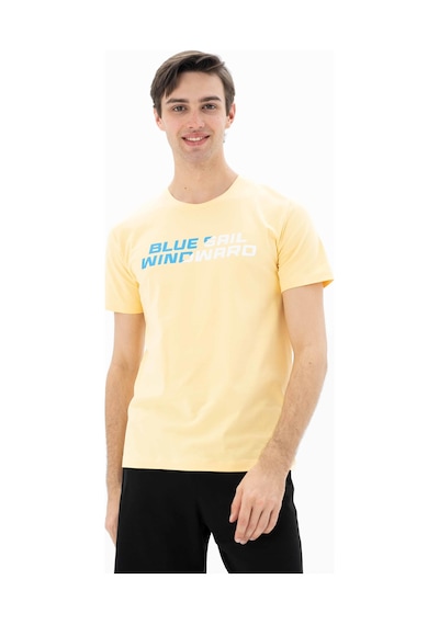AR-MA Arma Erkek Slim Fit Bisiklet Yaka Tişört Y25344452401 Sarı