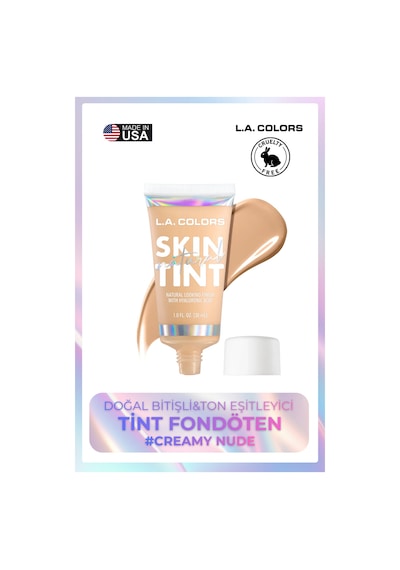 Natural Skin Tint - Doğal Bitişli&ton Eşitleyici Tint Fondöten Creamy Nude 001 Light