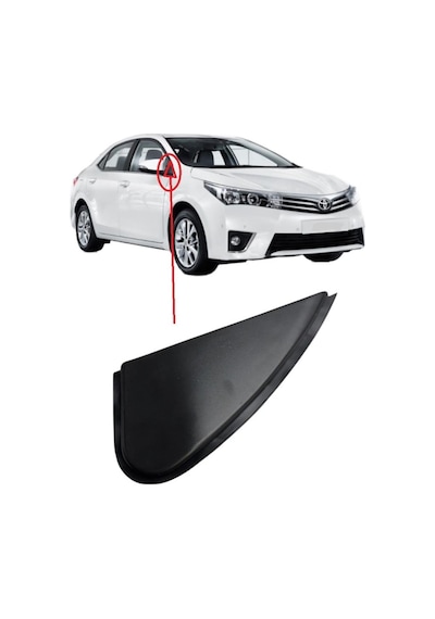 Toyota Corolla Ayna Devamı Bakaliti Sağ 2013-2018 Modeller