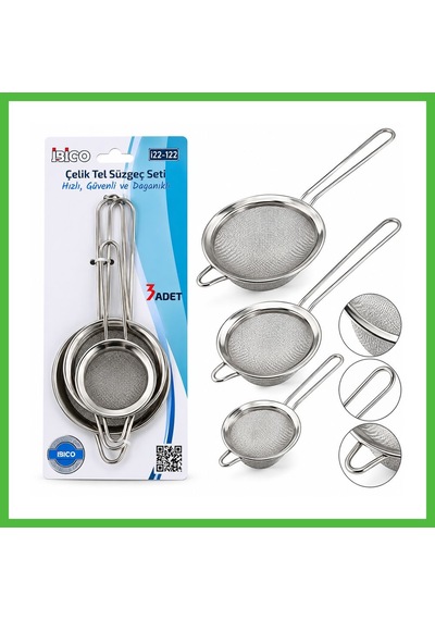 Vaveni Metal Tel Süzgeç Metal Çerçeve, Metal Sap Arz Çok Renkli