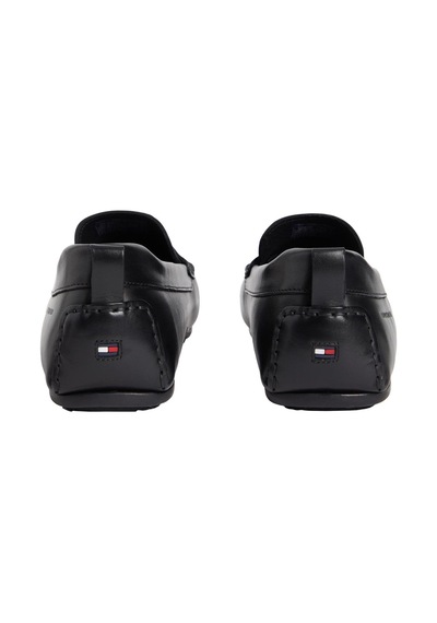 Tommy Hilfiger Core Deri Driver Siyah Erkek Ayakkabı-13046 Siyah