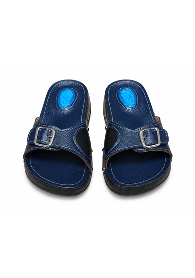 Siyo Comfort Suni Deri Anatomik Taban Halluks Valgus Topuk Dikeni Terliği Lacivert Renk Tş002 Siyo Comfort Suni Deri Anatomik Taban Halluks Valgus Topuk Dikeni Terliği Lacivert Renk Tş002