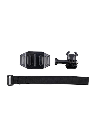 Brıvıga Gopro Kask Montajı Velcro Kayışlı, Siyah Aksiyon Kamera Kask Alt Çene Bağlantı Aparatı Beyaz