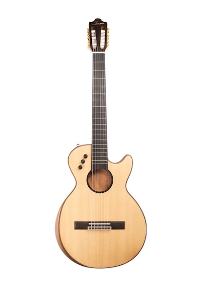 Smıger Le-c1 N 40" İnce Kasa Kesik Elektro Klasik Gitar Natural