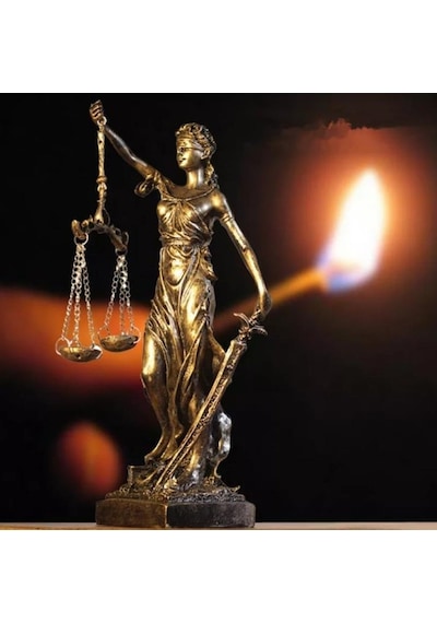 Büyük Boy Adalet Terazisi Themis Heykeli
