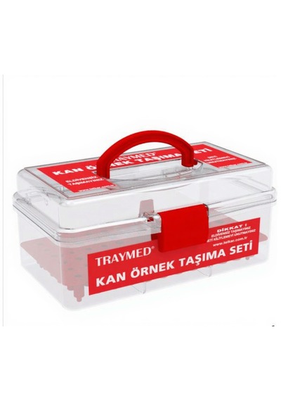 Kan Örnek Taşıma Seti Küçük-şeffaf