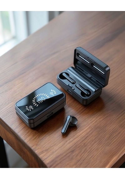 Bluetooth Kulaklık Aynalı Telefon Standlı Dijital Göstergeli Belirtilmemiş