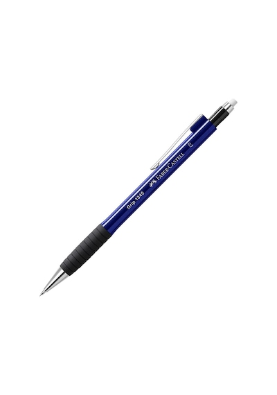 Faber-Castell Grip 1345/47 Versatil Kalem, 0.7 mm,Lacivert, Ergonomik Tutuş, Yaylı Uç, Uzun Silgi, Modern Tasarım