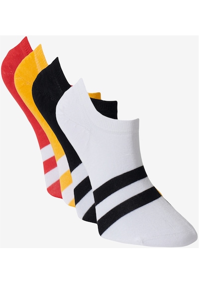 AC&Co / Altınyıldız Classics Erkek Sıyah Hardal Beyaz 4'lü Desenli Bambu Sneaker Çorap Beyaz - Hardal - Siyah AC&Co / Altınyıldız Classics Erkek Sıyah Hardal Beyaz 4'lü Desenli Bambu Sneaker Çorap Beyaz - Hardal - Siyah