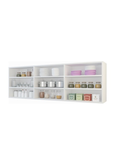 Kenzlife hazır mutfak orela byz 060*150*22 mutfak banyo dolabı kapaksız raflı Kenzlife hazır mutfak orela byz 060*150*22 mutfak banyo dolabı kapaksız raflı