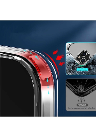 More Tr Apple Uyumlu iPhone 14 Plus Uyumlu Mtr Forst Kılıf-renksiz