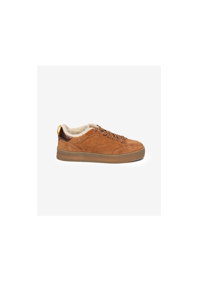 Kadın Taba Hakiki Deri Sneaker Ayakkabı 5k2ua34443 57457 Taba