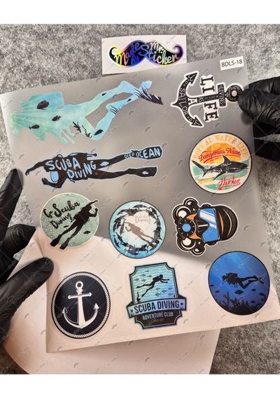 Bdls18 Küçük Boy 10lu Sticker Seti