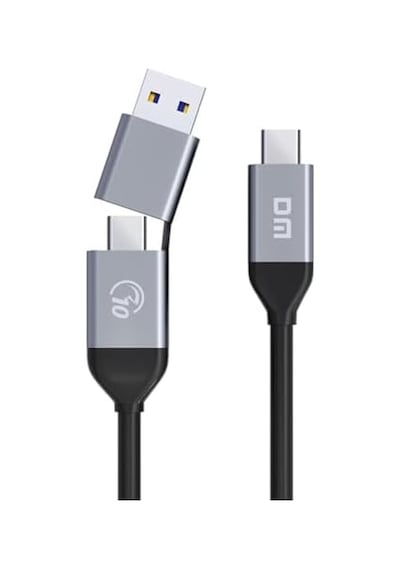 Ad090 Usb-a/usb-c To Type-c Şarj Ve Data Veri Aktarım Kablosu 35 Cm
