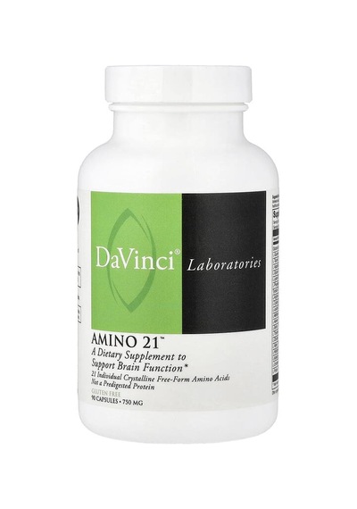 Davinci Laboratories, Amino 21 , 90 Capsules Aromasız