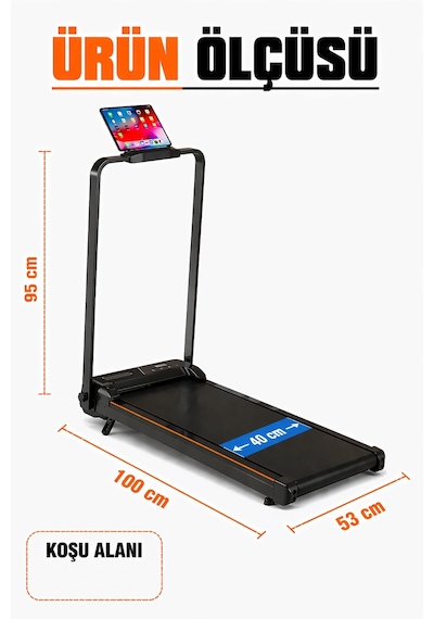 KB800 Koşu Bandı Katlanabilir Titreşim Modlu 2HP Sessiz Motor %9 Eğim Uzaktan Kumandalı Bluetooth