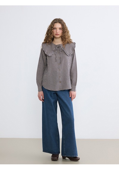 Lcw Modest İndigo Baggy Fit Kadın Jean Pantolon