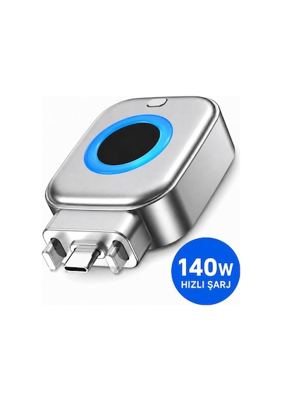 X01 140w Aı Akıllı Şarj Kesici Adaptör - Şarj %100 Olunca Otomatik Ayrılan Type-c Hızlı Şarj Ve Batarya Koruma Aparatı
