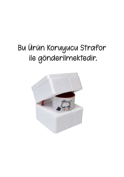 Öğretmenler Günü Baskılı Kupa Bardak Beyaz