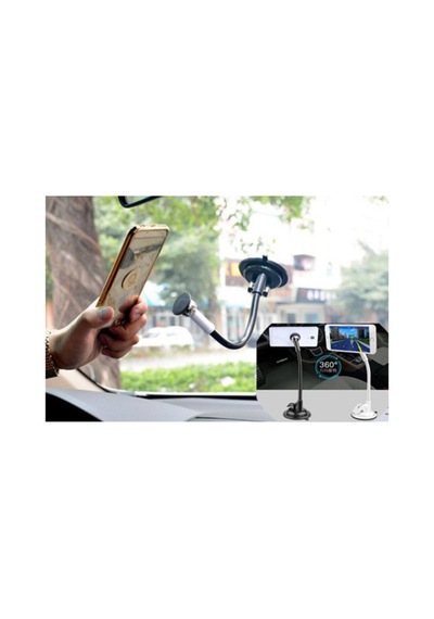 Araba Telefon Tutucu Akrobat Mıknatıslı Gri