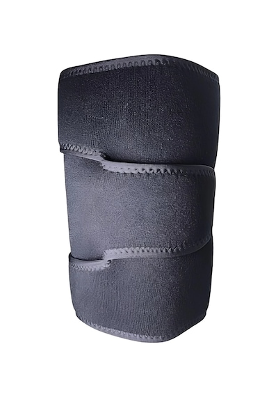 Topuk Çorabı 2'li Sağ Sol+ Medical Patella Destekli Dizlik + Termojel Ortopedik Destek Seti Siyah