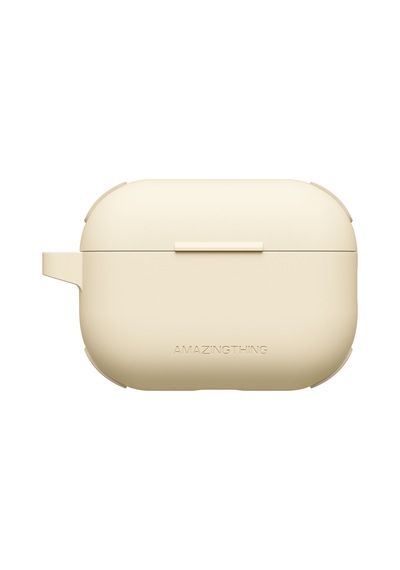 Apple Uyumlu AirPods Pro 2 Amazingthing Airbag Köşe Tasarımlı Omni Serisi Silikon Kapak Desert Titanyum
