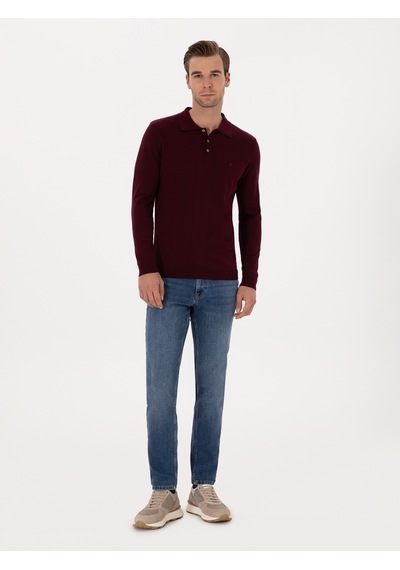 Cacharel Açık Mavi Slim Fit Pamuk Karışımlı Jean Pantolon
