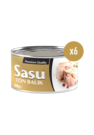 Sasu Klasik Ton Balığı Bütün Dilim 6 x 1 KG
