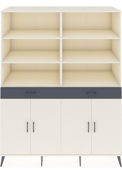 Kronos Gardrop 10 Raflı 2 Çekmeceli 4 Kapaklı 176x59x221 Aytaşı-aytaşı/antrasit Aytaşı/antrasit Kronos Gardrop 10 Raflı 2 Çekmeceli 4 Kapaklı 176x59x221 Aytaşı-aytaşı/antrasit Aytaşı/antrasit