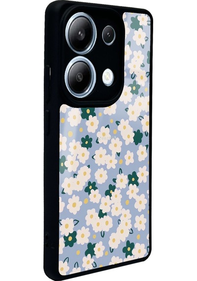 Xiaomi Redmi Note 13 Pro 4g Daisy Pattern Tasarımlı Glossy Telefon Kılıfı Çok Renkli